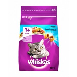 Сухий корм для кішок Whiskas з тунцем 300 г (5900951304255/5900951014093)