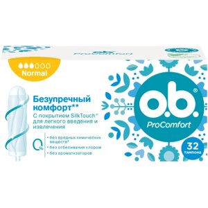 Тампони o. b. ProComfort Normal 32 шт. (3574661017808)