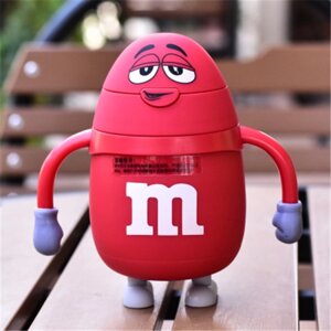 Термос дитячий з трубочкою M&Ms (Червоний)