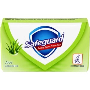 Тверде мило Safeguard Ніжний догляд Алое 90 г (5000174645675/8006540559482)