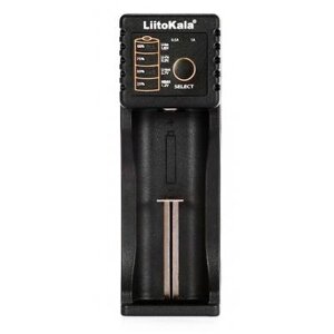 Зарядний пристрій для акумуляторів Liitokala 1 Slot, LED дисплей, USB, 3.7VLion/3.2VLi-Fe/1.2VNIHM/26650/Lii-100B)