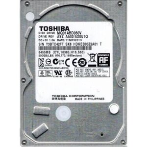 Жорсткий диск для ноутбука 2.5" 500GB Toshiba (MQ01ABD050V #