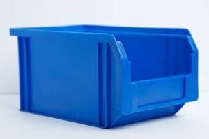 Ящик 701 (230х145х125 мм) для метизів синій пластиковий преміум