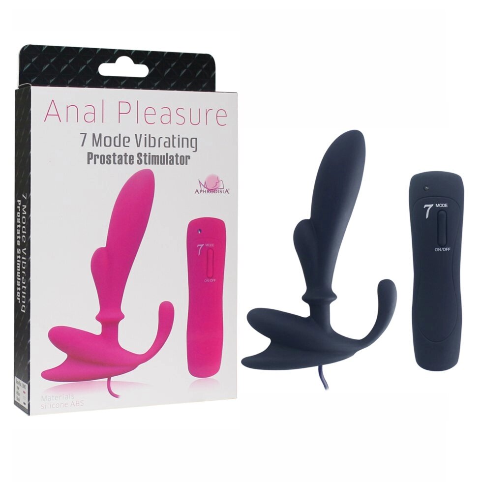 Вібратор чорний Anal Pleasure 7 Mode Vibrating Prostate Stimulator - порівняння