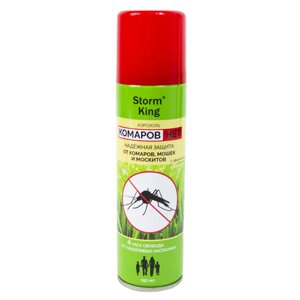 Аерозоль від укусів комарів Комаров Немає (Storm King, 150 мл) (48)