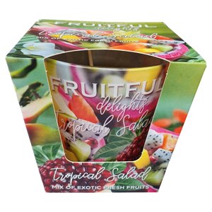 Ароматична свічка Frutful Delights Tropical Salad. Bartek. Польща. (12)