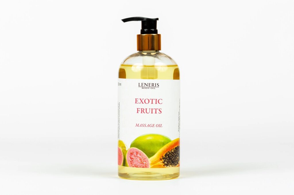 Exotic Fruits масажна олія  "Guave & Papaya" 200 мл від компанії тм Leneris - фото 1