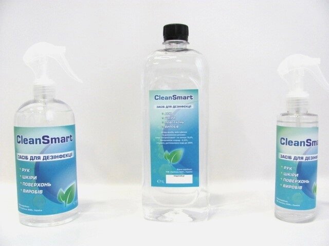 Засіб для дезінфекції CleanSmart 1 літр від компанії тм Leneris - фото 1