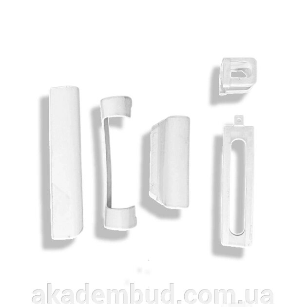 Декоративні накладки для фурнітури MACO білі від компанії Інтернет-магазин металопластикових вікон - фото 1