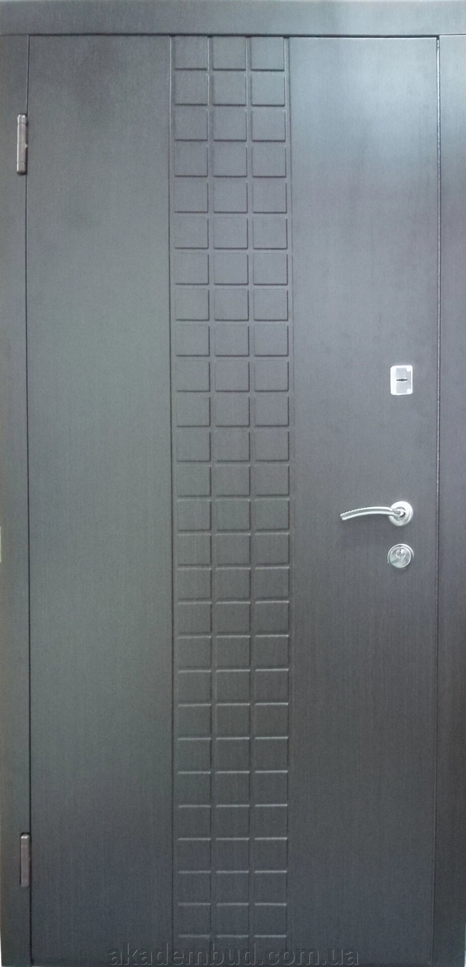 Двері вхідні Стандарт венге темний від компанії Інтернет-магазин металопластикових вікон - фото 1