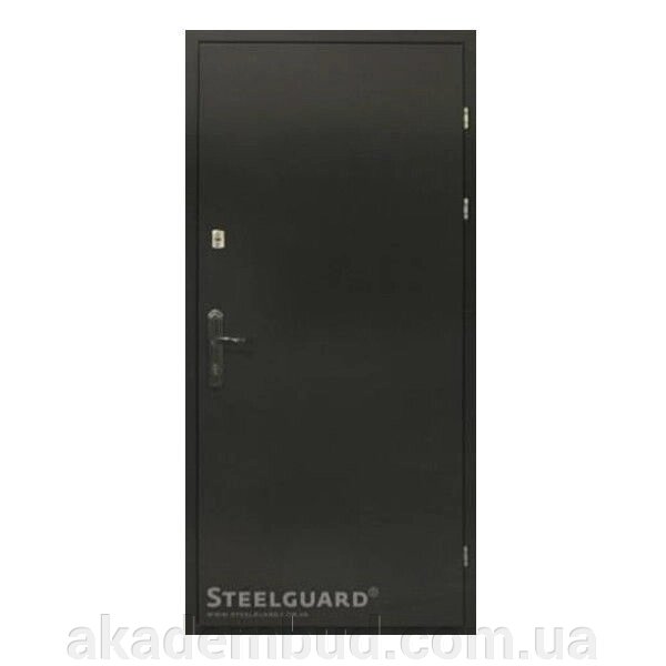 Двері вхідні ТЕМРО 155-1 RAL 8019 від компанії Інтернет-магазин металопластикових вікон - фото 1