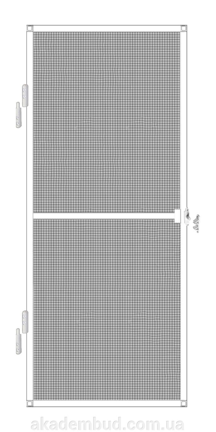 Дверна москітна сітка Стандарт (біла) від компанії Інтернет-магазин металопластикових вікон - фото 1