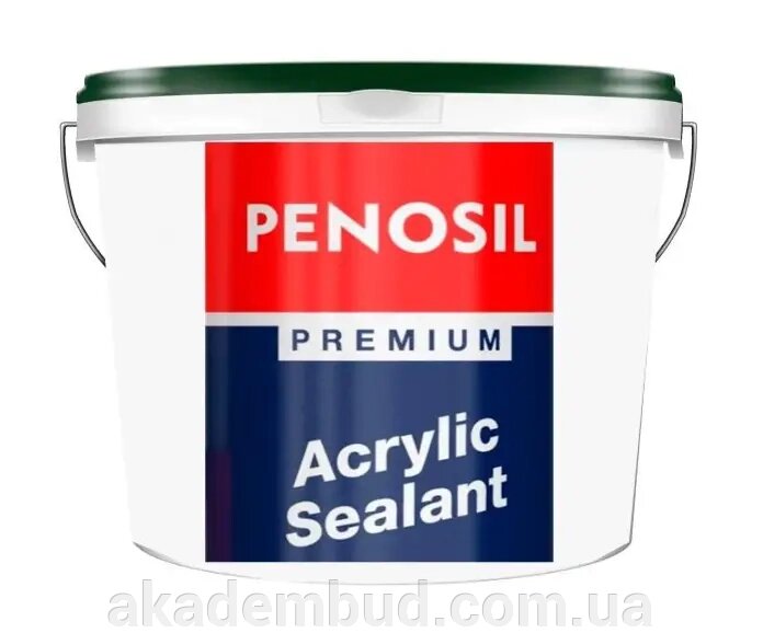 Герметик акриловий для внутр. робіт Penosil Premium Acrylic Sealant білий від компанії Інтернет-магазин металопластикових вікон - фото 1