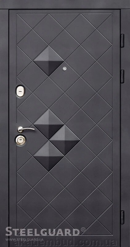 Металеві двері MAXIMA lUXOR  Антрацит від компанії Інтернет-магазин металопластикових вікон - фото 1