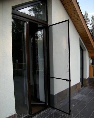 Москітна сітка на двері "економ" від компанії Інтернет-магазин металопластикових вікон - фото 1