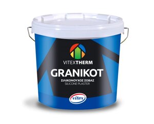 Сіліконова штукатурка з ефектом баранця Granikot Silicone Base TRANSPARENT 25 кг 1,5 мм (FLAT)