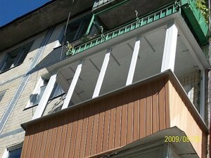Зовнішня обшивка балкона ціна