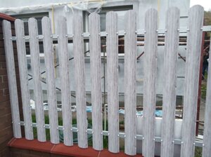 Металевий паркан Принтек 0,4 мм глянець, 3Д в Києві от компании Интернет-магазин металлопластиковых окон