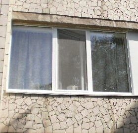 Металопластикове трьохстулкове вікно ALMPlast недорого Київ