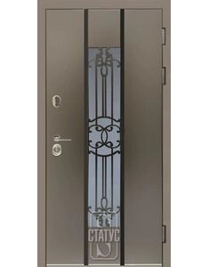 Вхідні двері серії Комфорт RAL-8019 венге южне винор в Києві от компании Интернет-магазин металлопластиковых окон