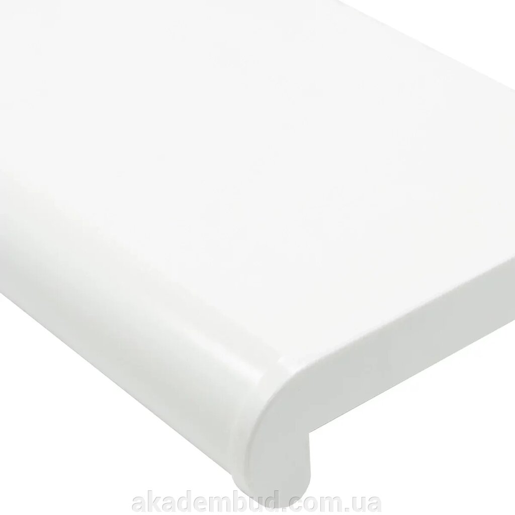 Підвіконня Лєсгард, білий глянсовий. від компанії Інтернет-магазин металопластикових вікон - фото 1