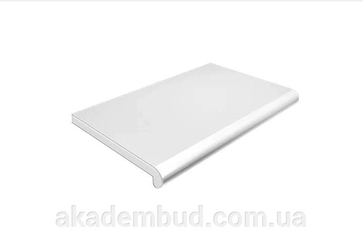Підвіконня Пластоліт біле матове Plastolit від компанії Інтернет-магазин металопластикових вікон - фото 1