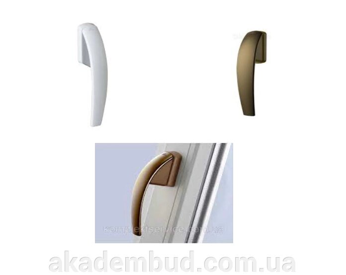 Віконна ручка алюмінієва 8п. Roto Swing Secustic від компанії Інтернет-магазин металопластикових вікон - фото 1
