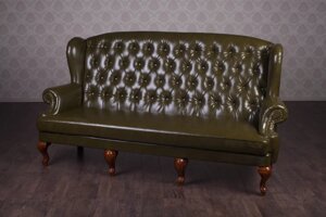 Шкіряний диван Террі для кабінету