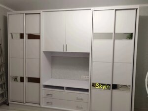 Шафи купе із секцією під телевізор по розмірам