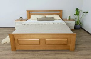 Деревяне двоспальне ліжко Клеопатра для спальні