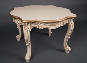 Різьблений журнальний столик 7 Бароко з дерева