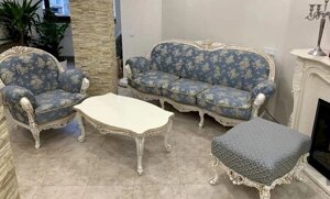 Класичний диван Вероніка з кріслом Бароко стиль