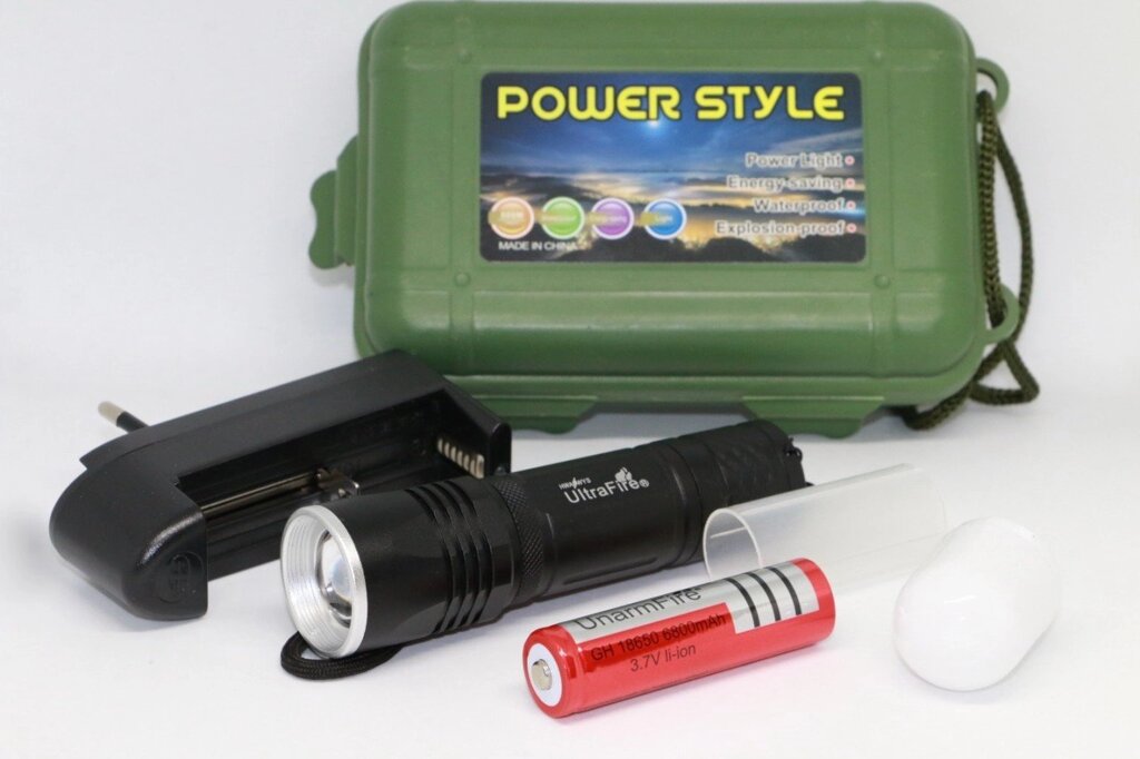 Ліхтарик ручний акумуляторний Ultrafire Wf-301 - особливості