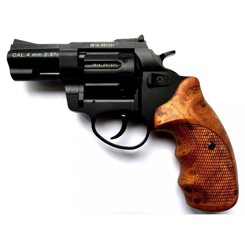 Револьвер флобера STALKER 2,5 &quot;, 150 м / с, рукоятка - пластик - опис