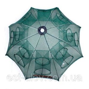 Раколовка зонтик на 16 входов, отличный улов для промышленного лова