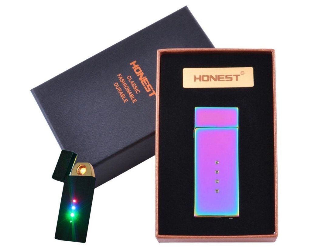 USB запальничка в подарунковій упаковці "Honest" (Двостороння спіраль розжарювання) Хамелеон від компанії Інтернет-магазин "Є улов" - фото 1