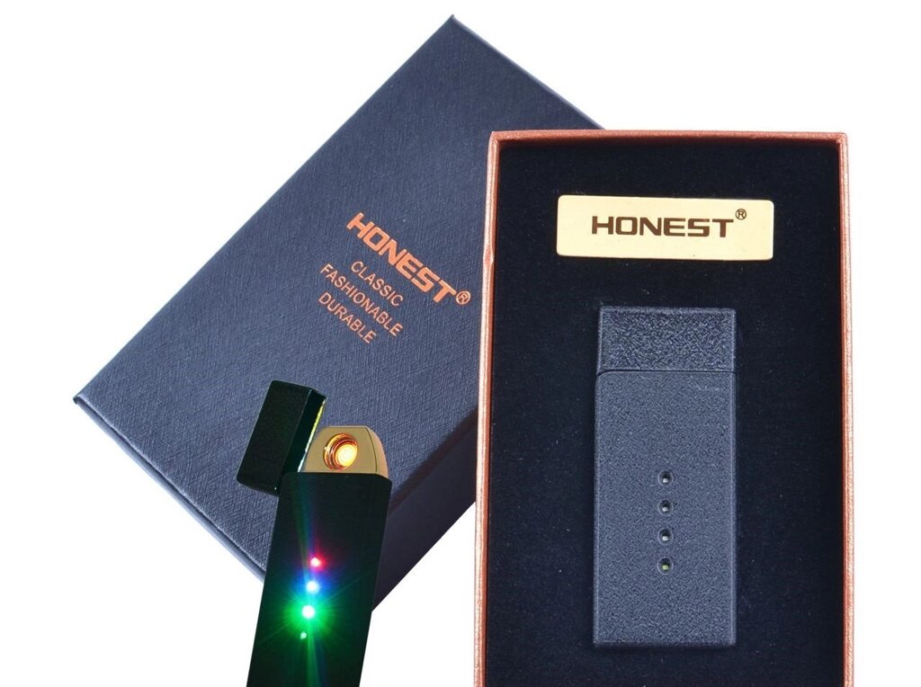 USB запальничка в подарунковій упаковці "Honest" (Двостороння спіраль розжарювання) від компанії Інтернет-магазин "Є улов" - фото 1