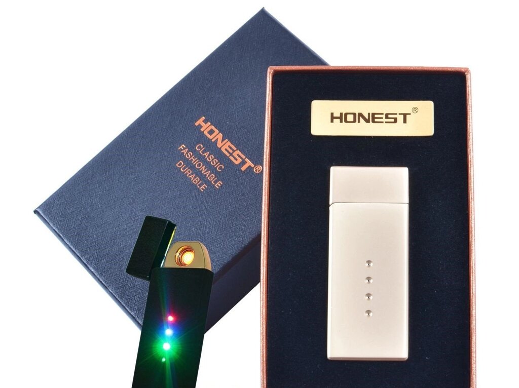 USB запальничка в подарунковій упаковці "Honest" (Двостороння спіраль розжарювання) від компанії Інтернет-магазин "Є улов" - фото 1