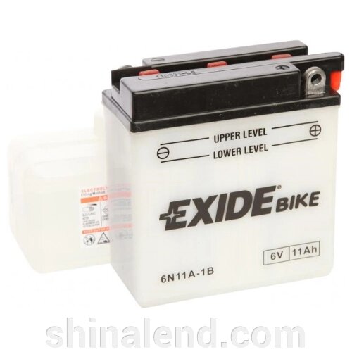 Акумулятори мото Exide 6N11A-1B: 11 А · год - 6 V; 95 (6N11A-1B), 121x59x131 мм від компанії ШінаЛенд - Оплата Частинами - фото 1