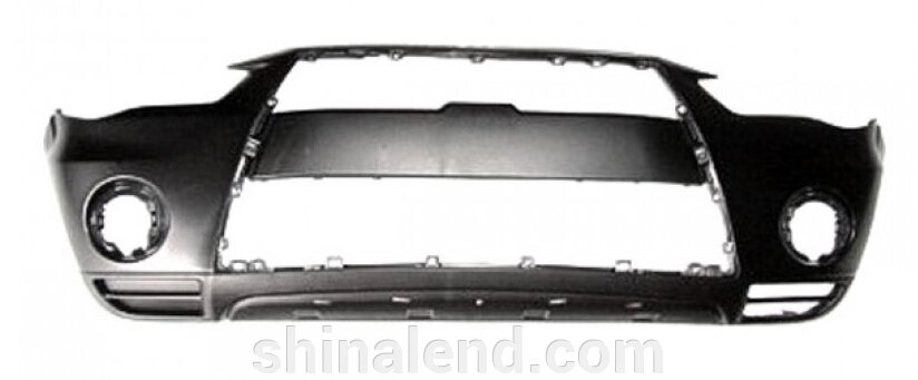 Бампер передній для Mitsubishi Outlander II (XL) (рестайлінг) 2010 - 2012, з відп. п/тум. від компанії ШінаЛенд - Оплата Частинами - фото 1