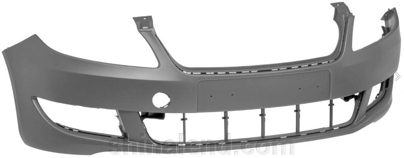 Бампер передній для Skoda Fabia II (5J) (рестайлінг) 2010 - 2014, без відп. омивача{%osobennosti-bp%} (Tempest від компанії ШінаЛенд - Оплата Частинами - фото 1