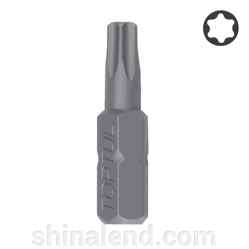 Біта для викрутки TORX T9 1/4" 25 мм TOPTUL FSEA0809 від компанії ШінаЛенд - Оплата Частинами - фото 1