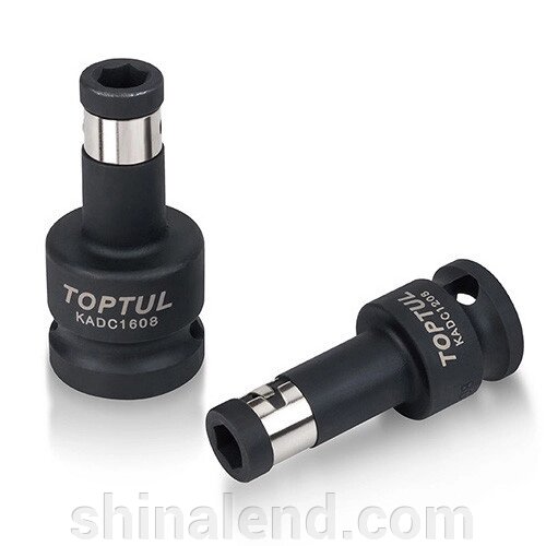 Бітотримач ударний 1/2"(F)x1/4"(F) TOPTUL KADC1608 від компанії ШінаЛенд - Оплата Частинами - фото 1