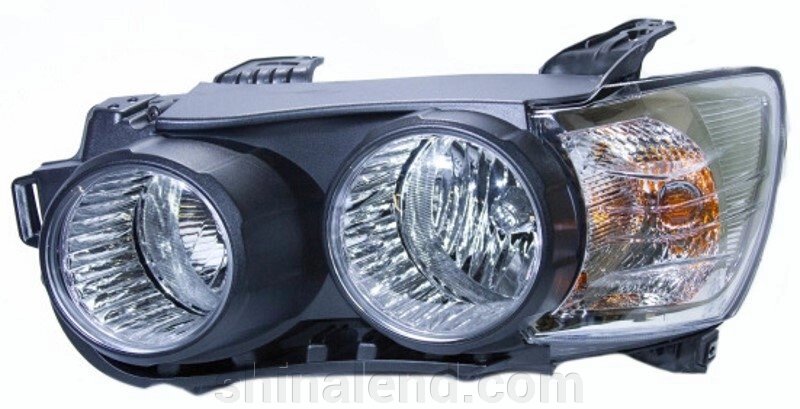 Фара ліва Chevrolet Aveo (T300) 2011 - електро., Хром окуляри, (Depo fp563) від компанії ШінаЛенд - Оплата Частинами - фото 1
