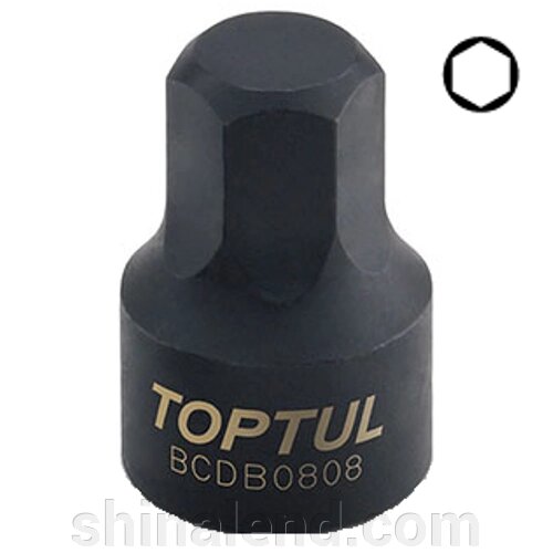 Головка-бита 1/4" HEX TOPTUL 6 мм (цільна) BCDB0806 від компанії ШінаЛенд - Оплата Частинами - фото 1