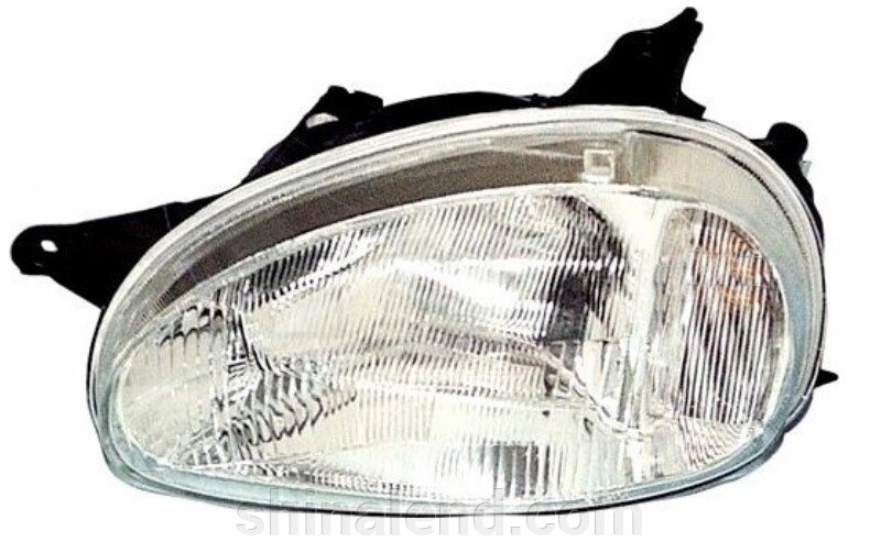 Headlight Left Opel Combo B, Corsa B 1993 - 2000, Електр., (DEPO FP740) від компанії ШінаЛенд - Оплата Частинами - фото 1