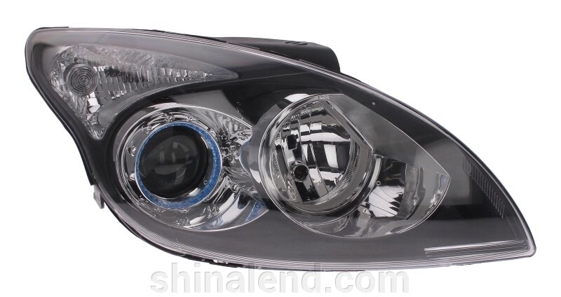 Headlight right hyundai i30 i (fd) (dorestayl) 2007 - 2010, electro., Темний корпус, без сервом, (depo fp1065) від компанії ШінаЛенд - Оплата Частинами - фото 1