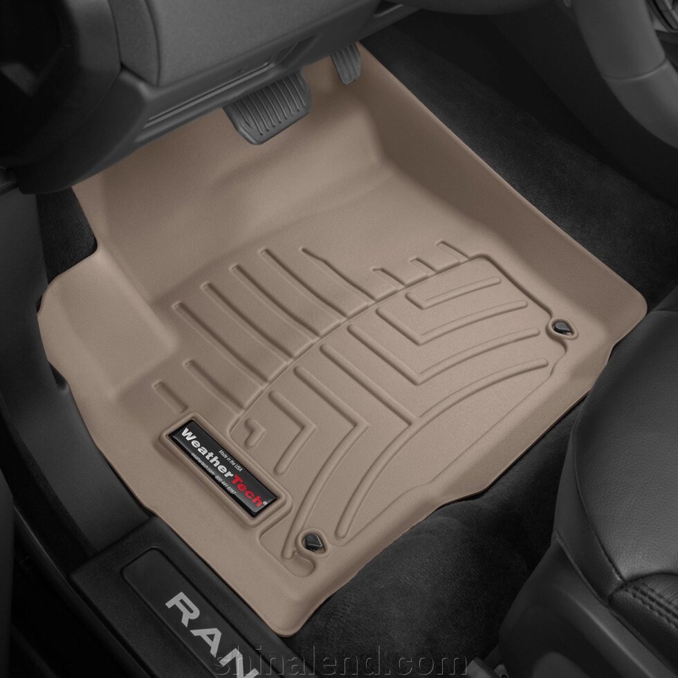 Килики в Land Rover Range Rover Evoque I (Drestyl) 2011 - 2015 З 2011 року - Beige Weathertech - Передній ряд від компанії ШінаЛенд - Оплата Частинами - фото 1