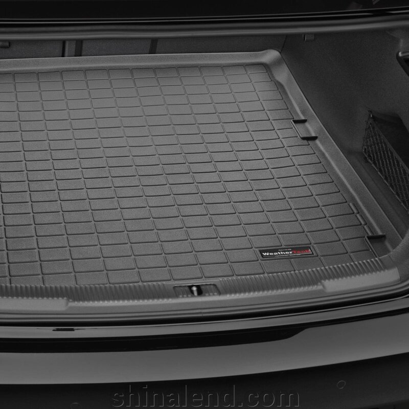 Килимки в багажник Audi A6 (C7) ( седан ) 2011 - 2018 з 2010 - чорний, Tri-Extruded WeatherTech - штука від компанії ШінаЛенд - Оплата Частинами - фото 1