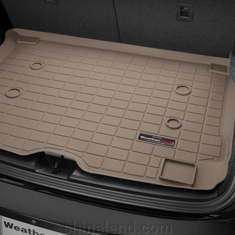 Килимки в багажник Bmw i3 2013 - з 2013 - бежевий, Tri-Extruded WeatherTech - штука від компанії ШінаЛенд - Оплата Частинами - фото 1